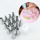 thumbnail image 5 of Juego de 16 piezas de boquillas para manga pastelera, utensilios para hornear, herramientas para hacer crema para pasteles, utensilios para hornear multifuncionales hechos a mano, 5 of 5