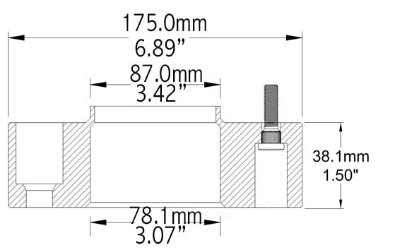 Coyote - Archived 6550-6135H-C Wheel Adapter