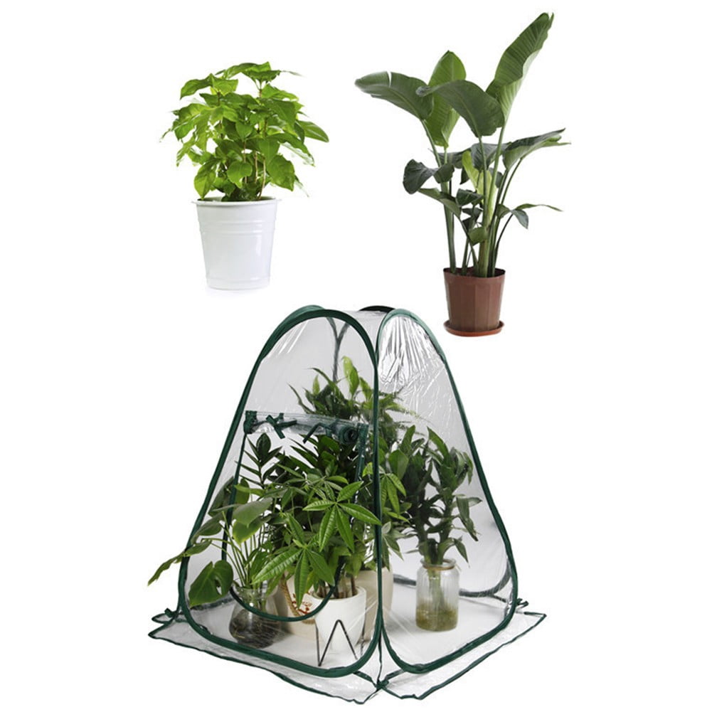 -Up Small Greenhouse for Outdoor Indoor Plant; Portable Mini Greenhouse Tent