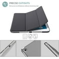 thumbnail image 3 of Smart Case for iPad Air 1st Edition, Ultra Slim Lightweight Stand Protective Case Shell with Translucent Frosted Back Cover for Apple iPad Air 2013 Model (A1474 A1475 A1476), 3 of 7