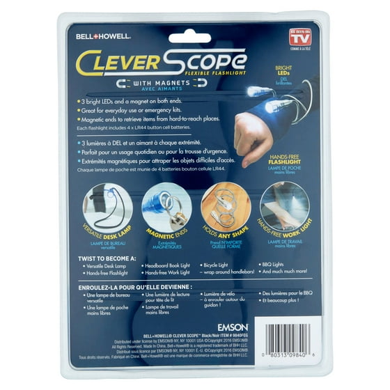 Bell Howell Clever Scope Flexible Flashlight Com