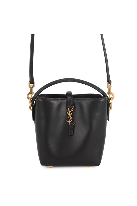 Pre-Owned Yves Saint Laurent Saint Laurent Paris LE 37 Mini Bucket Bag in Leather (765870) -...