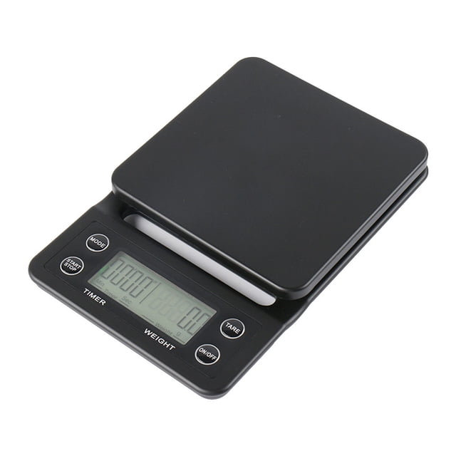 TACILIP Digital Display Manual Coffee Scale Electronic Timing Kitchen Cake Mini Baking, Gifts for Mom