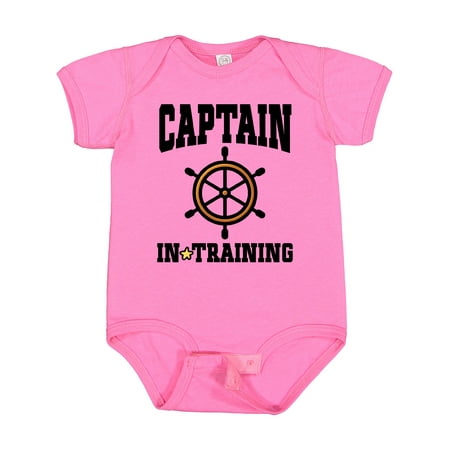 

Inktastic Captain in Training Gift Baby Boy or Baby Girl Bodysuit