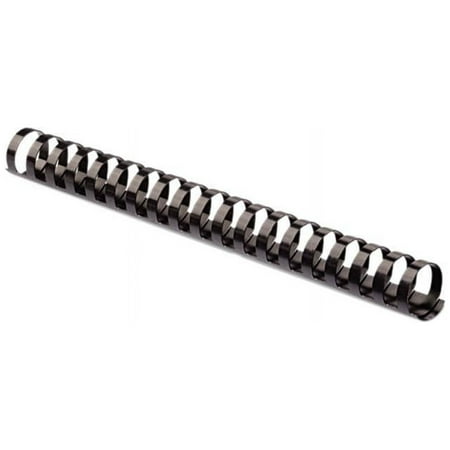 5236903 Fellowes Plastic Comb Bindings, 2" Diameter, 500 Sheet Capacity, Black, 10 Combs/Pack