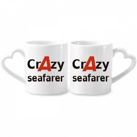

Brief Best Cool Seafarer Navigator Voyager Couple Porcelain Mug Set Cerac Lover Cup Heart Handle