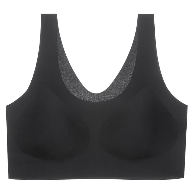 Sujetador sin costuras para mujer Sujetador sin aros Diseño fino y delgado Sin ropa interior Sujetador deportivo de bajo impacto Sujetador cómodo para uso diario