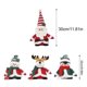 thumbnail image 3 of Christmas Plush Stuffed Animals Doll Toys Set for Kids Boys Girls Xmas Christmas Decorations Home Office 26-27s, 3 of 5