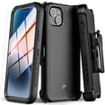 thumbnail image 1 of Funda MYBAT Maverick para iPhone 14 Negra con Mica, 1 of 8