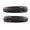 Black, variant on KarParts360 For Dodge Durango 2004 05 06 07 08 2009 Exterior Door Handles Driver And Passenger Side | Pair | Rear | Textured Black | Replacement For CH1520110, CH1521110 | 55362215AA, 55362214AA