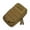 Tan, variant on Nylon "Possibles" Bag - Pack and Store Small Items - Molle / PALS Attachment Straps for Belt or Pack Carry