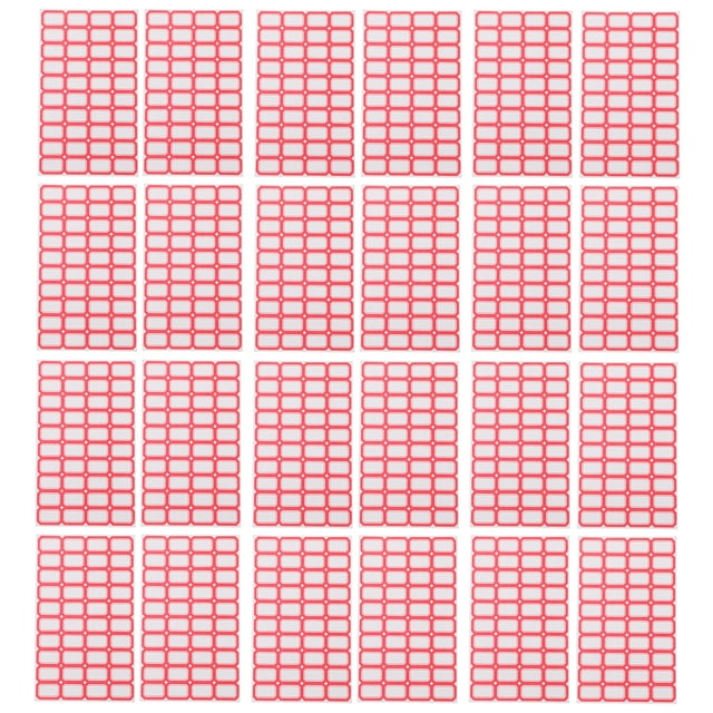 50 sheets of Stick Label Self-Adhesive Labels Writable Label Stickers Small Tags for Jars Storage Containers Boxes File Folders Envelopes