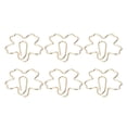 thumbnail image 1 of Mini Paper Clips, Cute Office Supplies Gold Metal Material Floral Shape Shaped Paper Clips With Storage Box For Daily Use For Office, 1 of 8