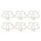 thumbnail image 1 of Clips de papel con forma, 100 clips de papel dorados Clips de papel dorados Mini clips de papel Características líderes en su clase, 1 of 9