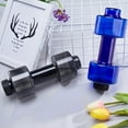 thumbnail image 3 of UDIYO 550ml Dumbbell Shape Fitness Water Cup Sealed Leakproof Sports Bottle Kettle, 3 of 8