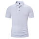 thumbnail image 1 of pstuiky Mangas cortas para hombre, Camiseta informal de manga corta con cuello de solapa y botones lisos para hombre camisas casuales para hombre s, 1 of 8