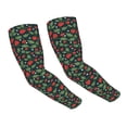 thumbnail image 2 of Goofa Strawberry Pattern UV Sun Protection Arm Sleeves, UPF 50 Sports Cooling Arm Compression Sleeves for Men Women Teenager, 2 of 8