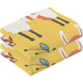 thumbnail image 2 of Dreamtimes Tribal Llama Patterned Hand Towels 2 PCS, Cotton Bath Towel for Drying Face Hands Body Decorative Water Absorbent Lightweight Towels for Bathroom Ktichen Travel Gym,16"x28", 2 of 7