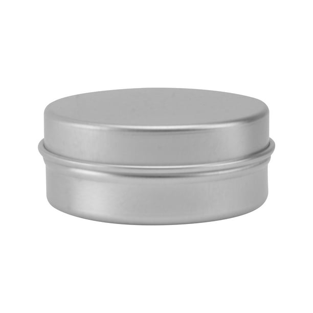 Caja de muestras de aluminio de 15 ml con botellas de viaje de hilo Contenedor de cosméticos envase de tarro de crema vacía con tapa para maquillaje Pomada