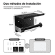 thumbnail image 2 of Portarrollo Papel Higiénico Accesorio Para Baño Y 2 Ganchos Xtellar negro, 2 of 3
