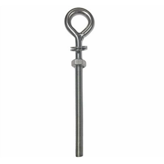 US STAINLESS Stainless Steel 316 M10 Eye Bolt 10mm x 150mm (3/8" x 6") Marine Grade Pitch of 1.5