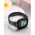 thumbnail image 4 of TOYOUTHS Slim Resin Bands Compatible with Fitbit Sense Bands Women, Lightweight Thin Sense Watch Bands for Fitbit Versa 3 Wristbands, 4 of 7