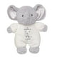 thumbnail image 2 of Little Me Sonajero de elefante de peluche con bordado Welcome to The World (blanco, 9 pulg Baby Starters Baby Starters, 2 of 2