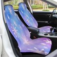 thumbnail image 5 of Snowflakes on Pastel Background Car Seat Covers,Universal Auto Front Seats Protector Fits for Car,SUV Sedan,Truck, 5 of 6