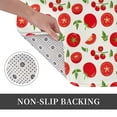 thumbnail image 3 of Kdxio Fresh Red Tomato,16" x 24", Non-Slip Front Door Mats,Outdoor Welcome Mat Washable, 3 of 9