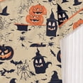 thumbnail image 6 of Bobifish Toddler Girls Halloween Print Sleepwear Sets Short Sleeve Collared Button Down Top&Shorts Nightwear Kids Girls Sets, 6 of 9