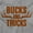 Sport Grey, variant on Bucks and Trucks Deer Hunting Antlers Long Sleeve TShirt Men Women Brisco Brands S