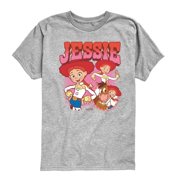 Toy Story - Jessie Toy Story Bootleg - Youth Boys Short Sleeve Graphic T-Shirt