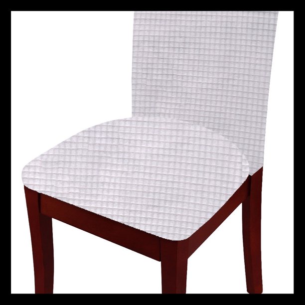 Fancy Linen 4pc Dining Chair Cover Set Waterproof Stretchable Solid