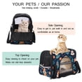 thumbnail image 3 of Christmas Gingerbread Man Premium Fabric Pet Carrier Bag - 900D Oxford Cloth, Sherpa Base, Nylon Webbing - 17x10x11.8 inches - Ideal for Travel and Transport - Comfortable and Stylish Design, 3 of 7