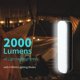 thumbnail image 3 of KAIYANG Linterna solar para acampar (negra), 3 of 5