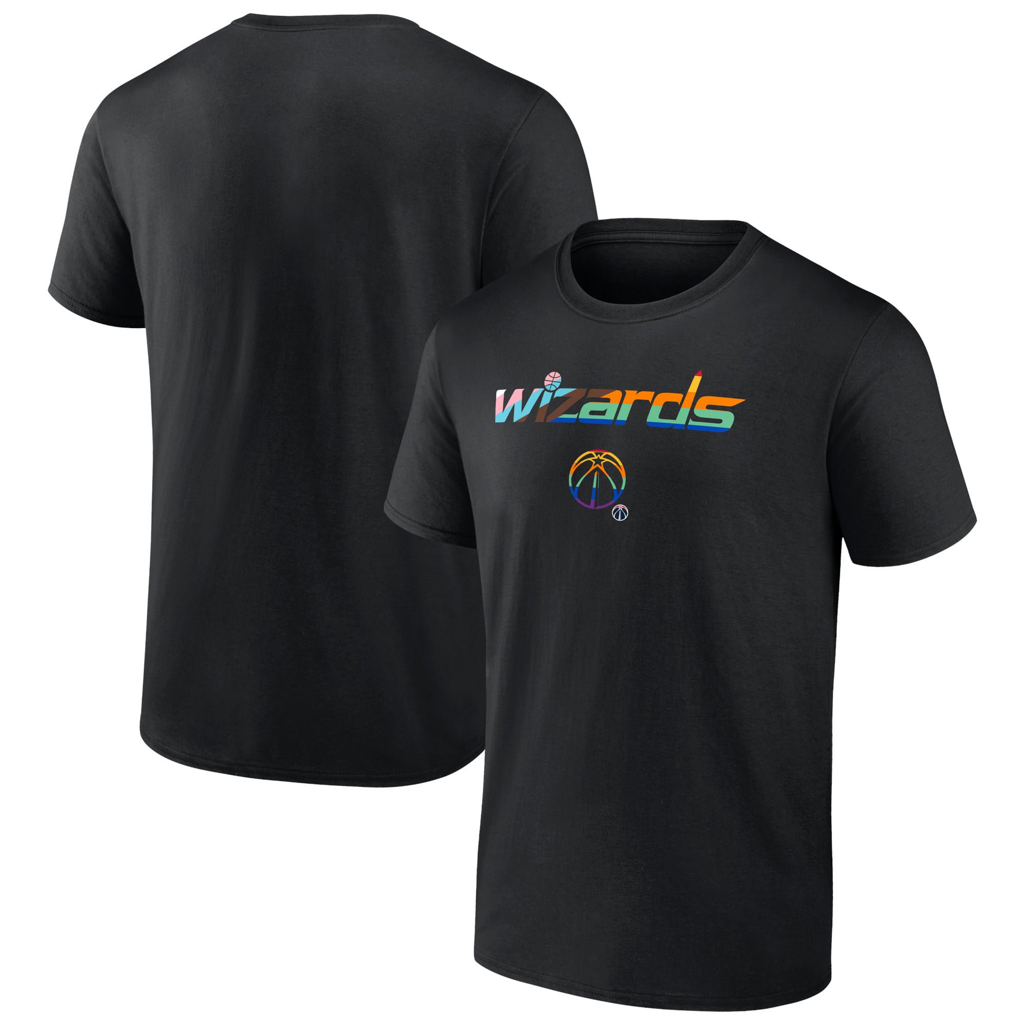 Men's Black Washington Wizards Pride T-Shirt