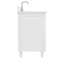 thumbnail image 7 of ARIEL Monroe 48 Inch Single Oval Sink Bathroom Vanity With Carrara White Quartz Countertop 1.5 Inch Edge In White, 7 of 7