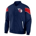 thumbnail image 2 of Men's Darius Rucker Collection by Fanatics Navy Cleveland Guardians Baseball Raglan Full-Snap Jacket, 2 of 3