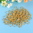 thumbnail image 1 of BESTYASH 160Pcs Multi-Purpose Metal Rings for Crafts and Luggage Belt Accessories, 1 of 4
