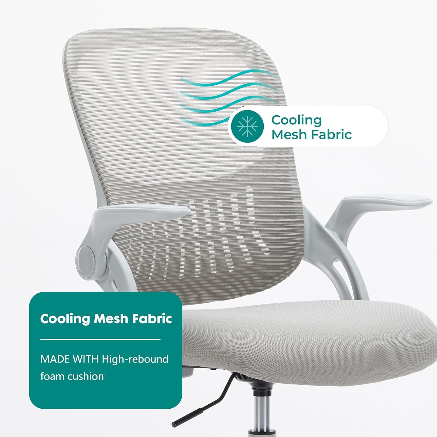 Howcool Drafting Chair Tall Office Chair with Adjustable Foot Ring, Height Adjustable Swivel Rolling Counter Height Chair for Standing Desk Home Office
