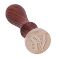 thumbnail image 2 of Cuadros Decorativos Love Series ​Retro Mango de madera Sellado de documentos de cera Sello de sello personalizado (W16) Tmvgtek embutido en tela, 2 of 3
