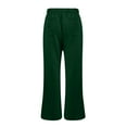 thumbnail image 5 of Flare Sweatpants Women Baggy Lightweight Drawstring Fleece Sweatpants Winter Lounge Athletic Flared Pants, 5 of 6
