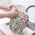 thumbnail image 6 of Sikiie Colorful Spots Waffle Weave Kitchen Dish Cloth,Super Absorbent Kitchen Dish Towels 16*26 Inches for Dish Rags Washing Dishes, Drying Dishes, 6 of 7
