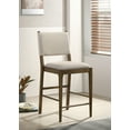 thumbnail image 2 of Ottowa Upholstered Counter Side Chair Brown (Set of 2), 2 of 14