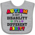 thumbnail image 3 of Inktastic Autism is not a Disability it's a Different Ability Boys or Girls Baby Bib, 3 of 4