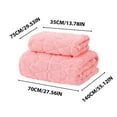 thumbnail image 3 of Rbaofujie Yoga Towel Bath Towel and Towel Two-Piece Set Made Of Fleece Thickened Turtle Back Fleece Soft Drying and Absorbent Washcloths for Showering, 3 of 7