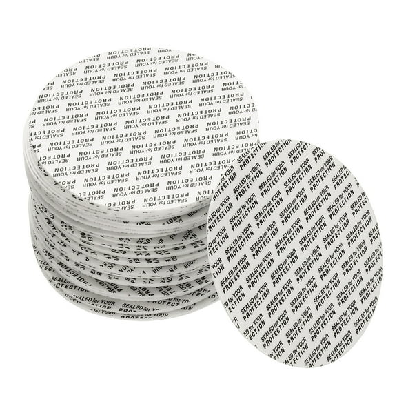 Uxcell 110Pack Foam Lid Liner, 76mm/2.99" PS Foam Resistant Tamper Pressure Sensitive Seal for Bottle Cap Liners Seals