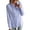 Blue, variant on Womens Shirts Casual Stripe Print Tops V Neck Blouses Comfy Loose Fit Breathable Long Sleeve Shirts Reffule Tops For Ladies