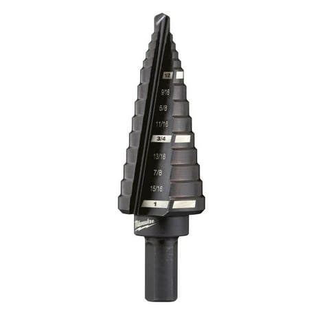 UPC: 0045242307708 | Milwaukee Bit 9/16 In. To 1 In. Step Drill