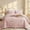 Pink, variant on 2/3-Piece Pink Cherry Blossom Quilt Set - Soft Microfiber Bedspread Coverlet with 1/2 Pillow Shams, Lightweight Floral Bedding for All Seasons